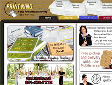 Tablet Screenshot of print-king.net
